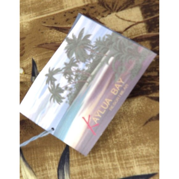 Men's Kaylua Bay Hawaiian Khaki Tropical Palm Leaf Shirt LG. NWT. - Picture 6 of 6